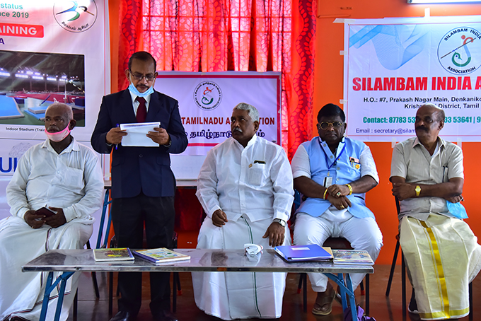 Silambam India Association in IWG group photo-2